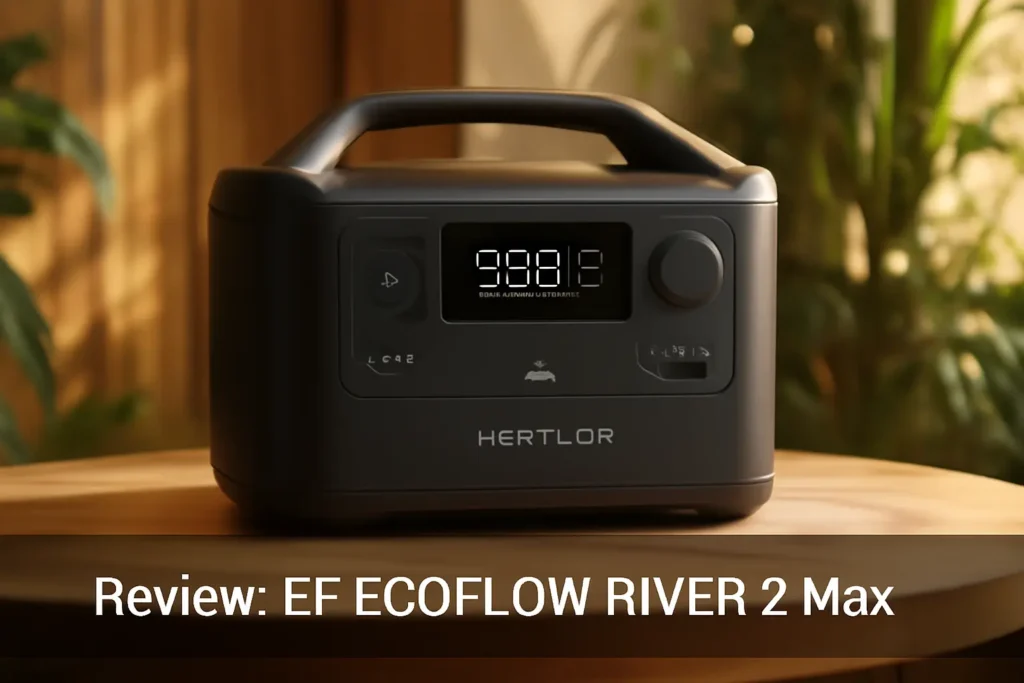 EF ECOFLOW RIVER 2 Max: Estação de Energia Portátil com Bateria LiFePO4