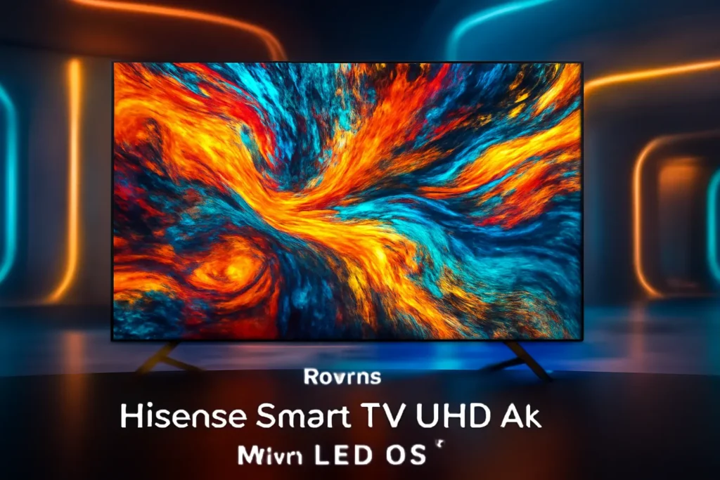 Hisense Smart TV UHD 4K Mini LED 55" - Qualidade Imersiva com AI e Dolby Atmos