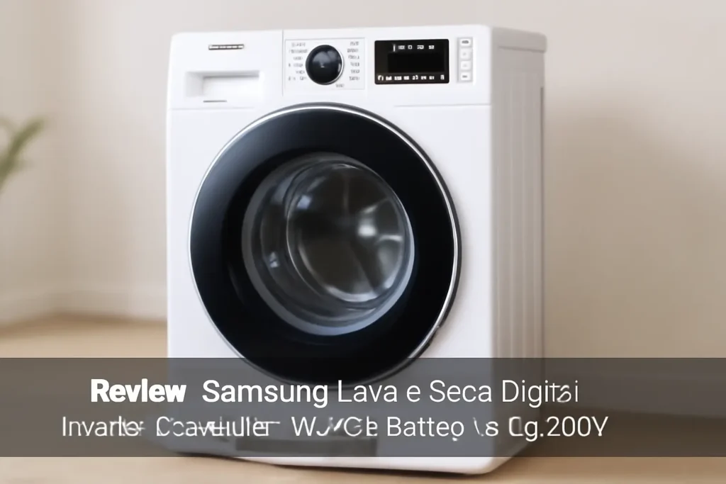 Samsung Lava e Seca Digital Inverter Ecobubble™ WD10M Branca 10.1kg 220V – Desempenho e Eficiência