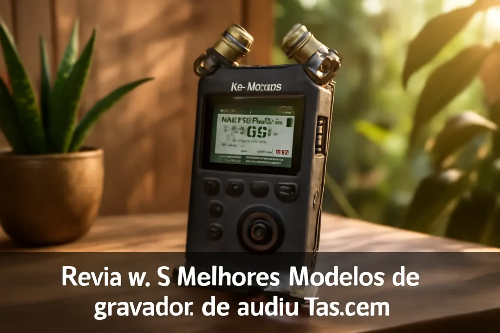 5 Melhores Modelos de gravador de áudio Tascam