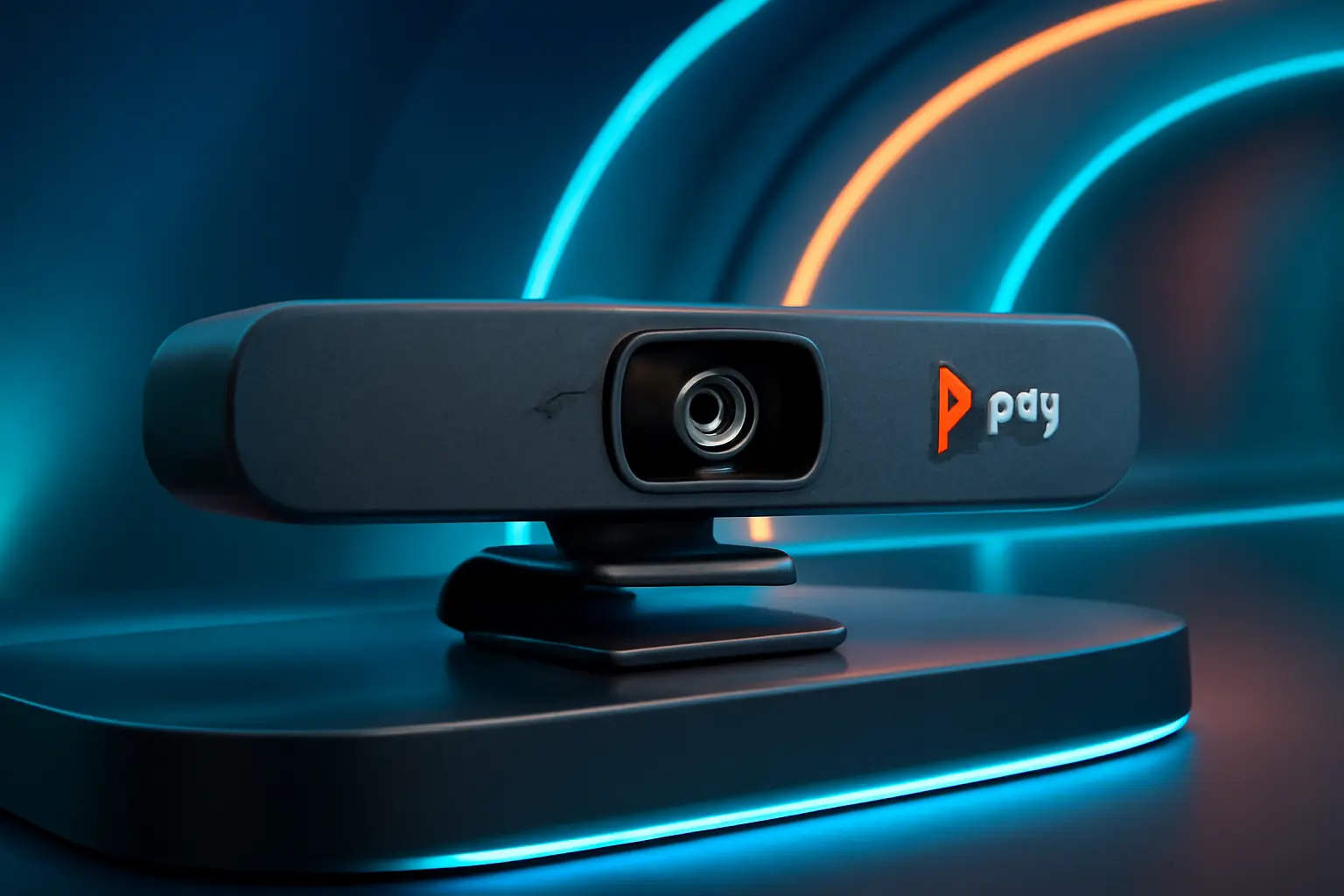 Plantronics Poly Studio P15 Barra de Vídeo Pessoal Polycom – Qualidade de Vídeo 4K e Áudio Premium