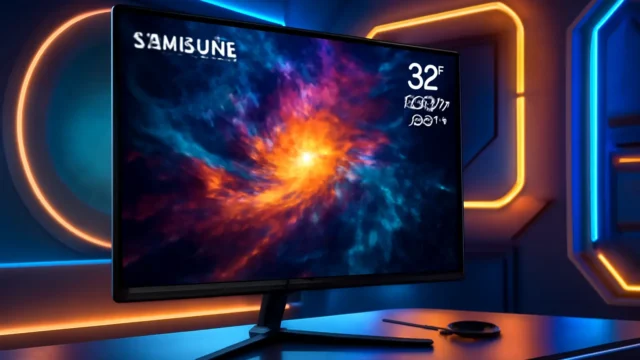 Monitor UHD Samsung 32" 4K, HDMI, Display Port, Freesync