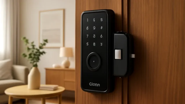 Fechadura Digital de Sobrepor, Abertura por senha ou tag, Tecno, DS4100V, Elsys