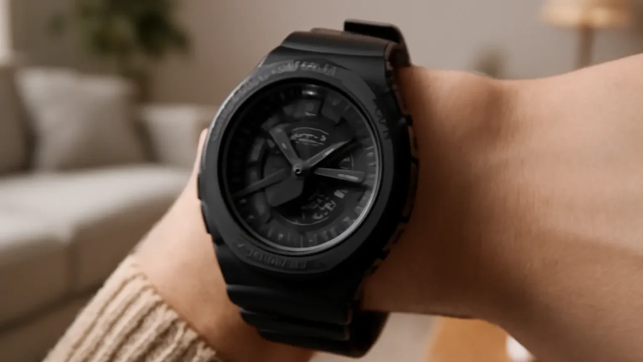 Relógio CASIO G-SHOCK Carbon Core Guard GA-B2100-1A1DR: Durabilidade e Estilo