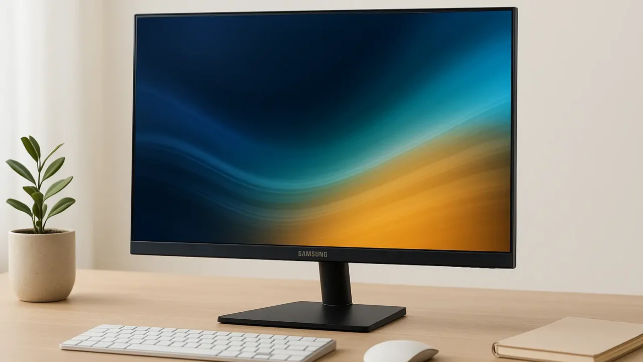Samsung Monitor LED de 22 polegadas T35F: Design Moderno e Desempenho Imersivo