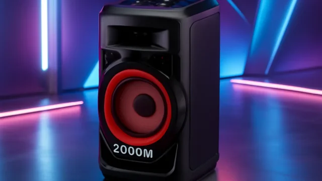 Caixa Acústica LG Xboom RNC9 - Multi Bluetooth, Graves Potentes, Entrada de Microfone e Guitarra