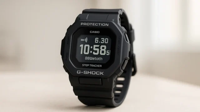Casio G-Shock GBD-200-1DR com Bluetooth e Contador de Passos
