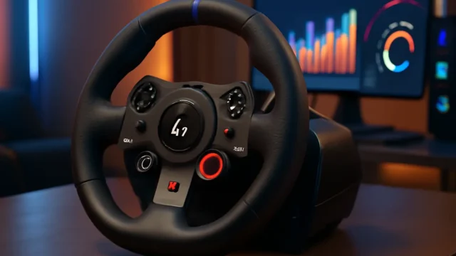 Volante Logitech G923 para PS5, PS4 e PC com Force Feedback TRUEFORCE