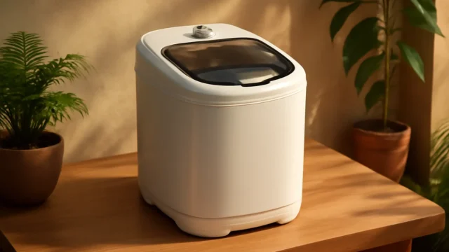 Mini Lavadora de Roupas Praxis Petit 1,2KG 127V Branca: Compacta e Eficiente