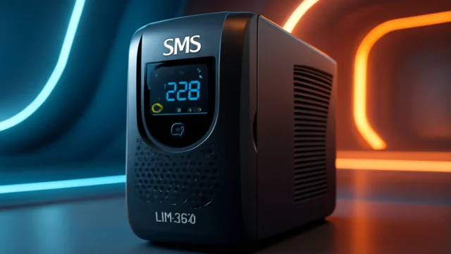 NOBREAK SMS LITE 600 - POTÊNCIA 600VA | 300W - MONOVOLT ENT.:220V | SAÍDA: 220V - 4 TOMADAS - SENOIDAL P/APROX. - LINE INTERACTIVE