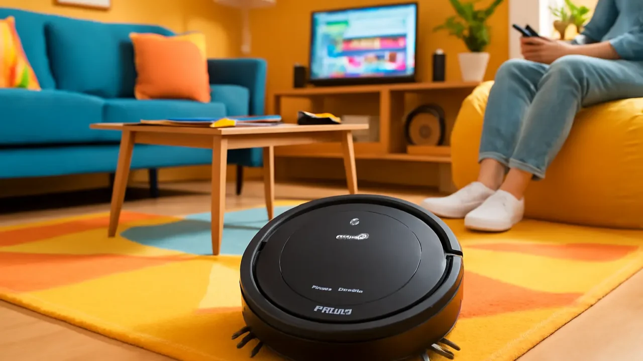 Aspirador de Pó Robô Fast Clean Plus, MONDIAL - RB-03, Preto: Potência e Praticidade para sua Casa