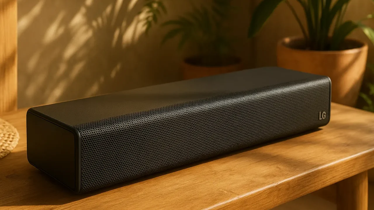 LG Soundbar SQC1: Conectividade sem Fios e Som Imersivo
