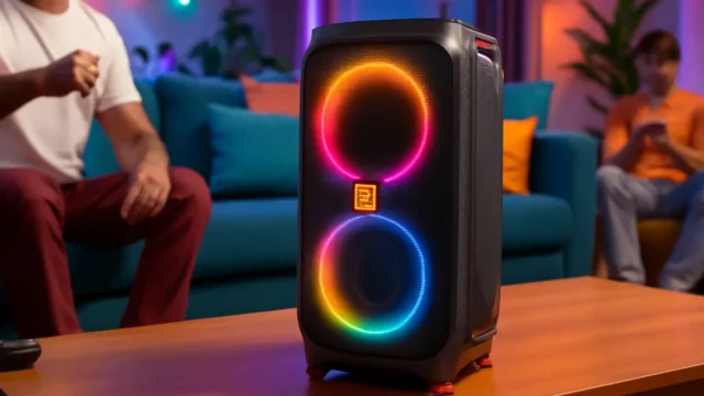 JBL PartyBox Club 120: Potência e Show de Luzes Bluetooth