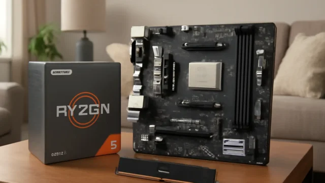 Kit Upgrade Gamer, Processador AMD Ryzen 5 5600GT + B450M + 16GB DDR4