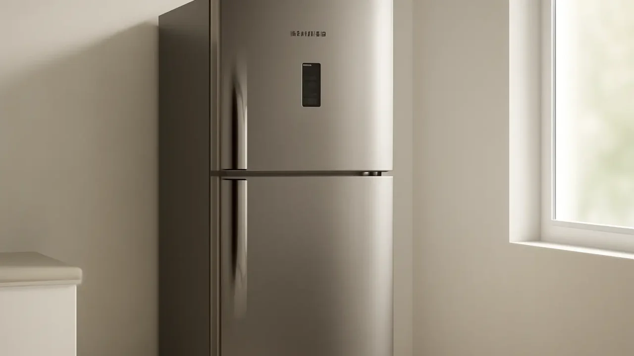 Geladeira Frost Free Brastemp Duplex 375L Inox BRM44HK
