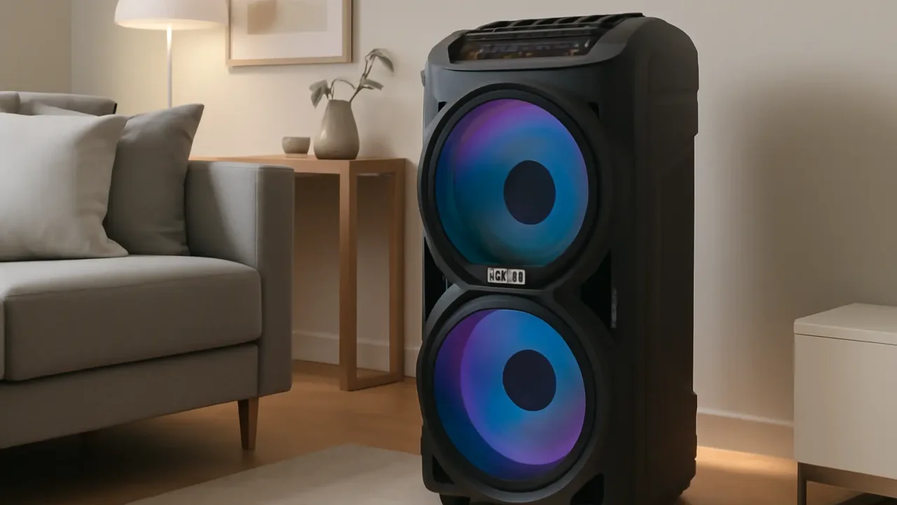 Caixa de Som Amplificada Amvox ACA 2201 Pesadão II LED BT 2200W