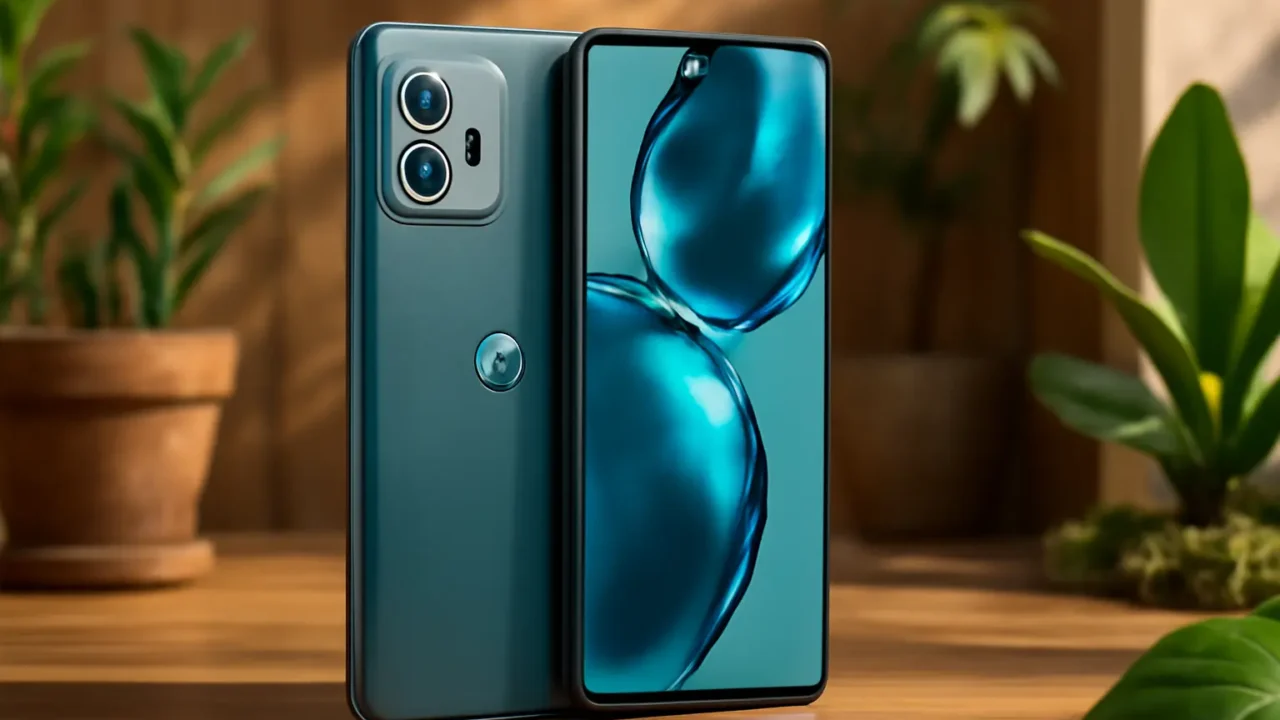 Smartphone Motorola Edge 50 Fusion 5G - 256GB 8GB RAM + 8GB RAM Boost 50MP Sony AI Camera IP68 NFC Blue Teal