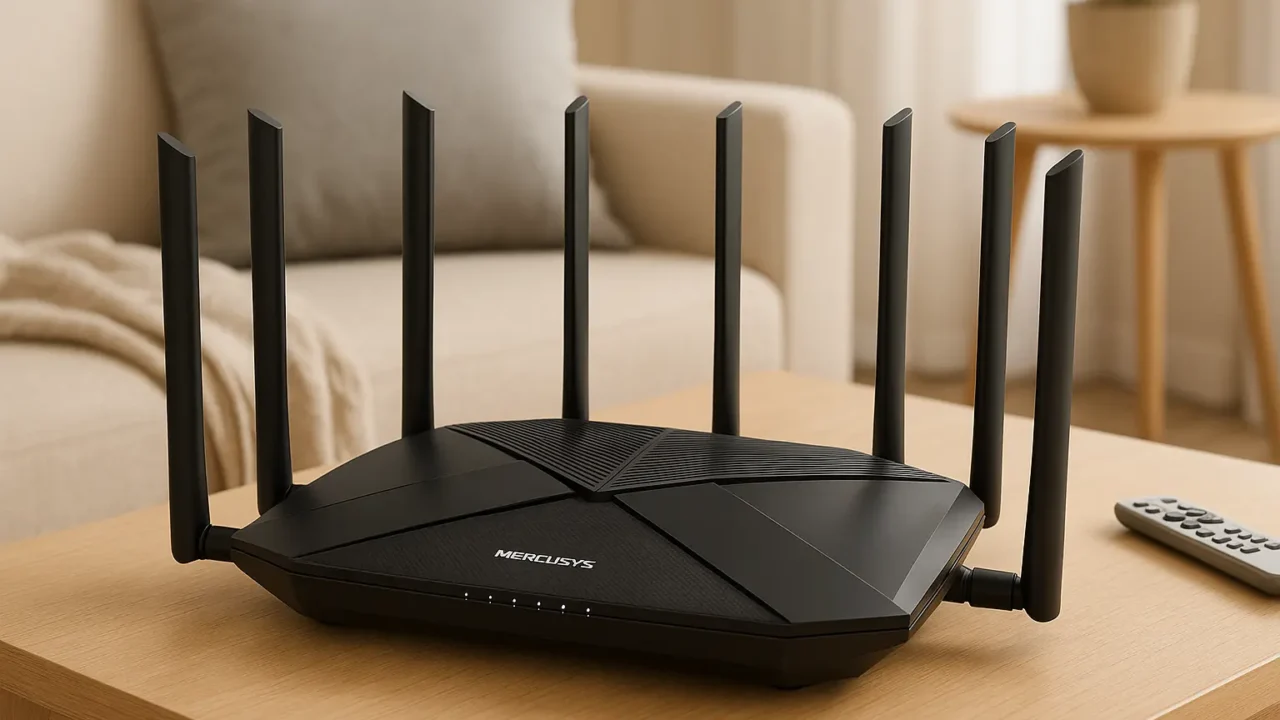 Roteador Mercusys MR90X AX6000: Velocidade e Alcance com 8 Antenas