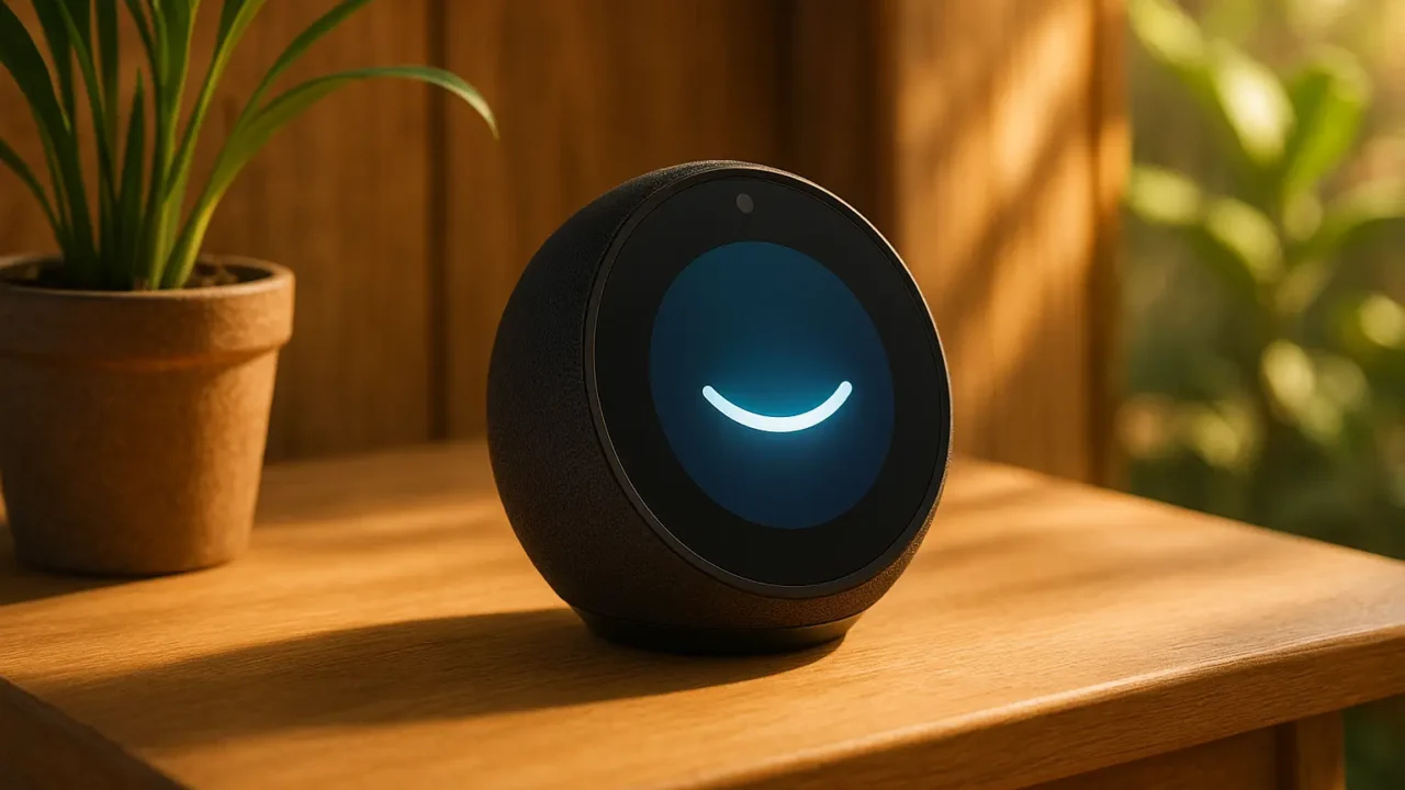 Echo Spot com Alexa: Som Vibrante e Inteligência Compacta