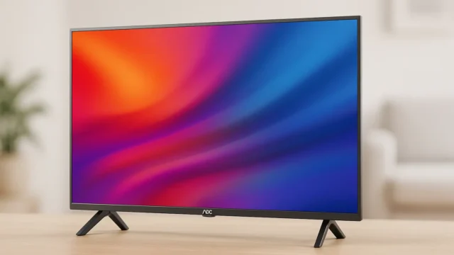 Smart TV AOC 32S5135: Design sem Bordas e Roku OS