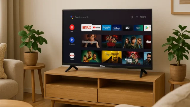 Smart TV Philco 32” LED com Dolby Audio: Android TV compacta e acessível