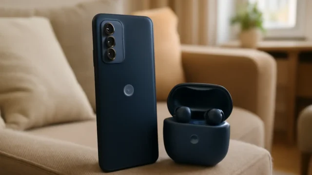 Smartphone Motorola Moto G75 5G + Moto Buds - 256GB 16GB (8GB RAM+8GB Ram Boost)