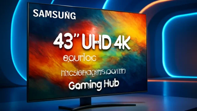 Samsung Smart TV 43" UHD 4K 43DU7700 - Processador Crystal 4K, Gaming Hub
