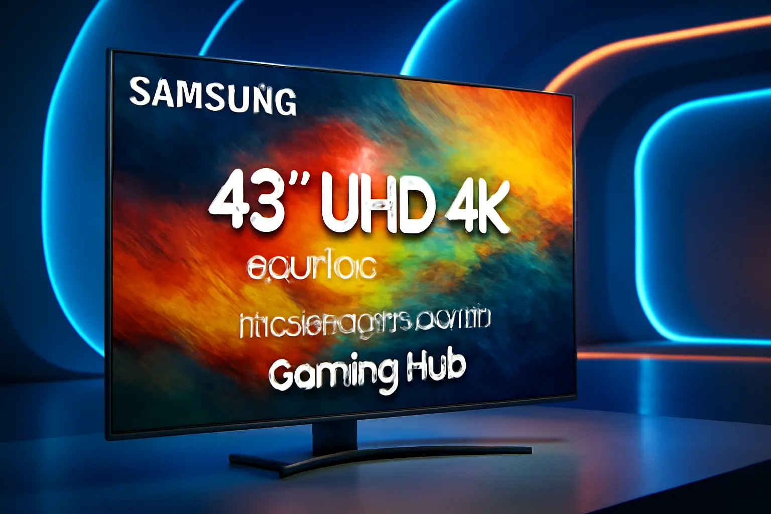 Samsung Smart TV 43" UHD 4K 43DU7700 - Processador Crystal 4K, Gaming Hub