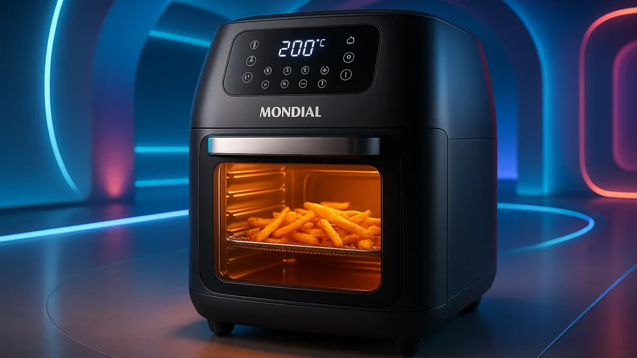 Fritadeira Air Fryer Forno Oven 12L Mondial: potência e versatilidade