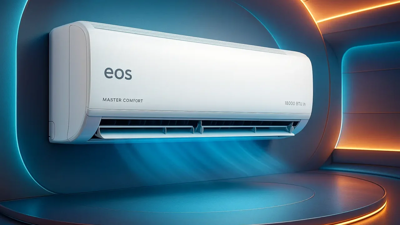 Ar-condicionado Split 18000 Btus Eos Master Comfort: potência e controle