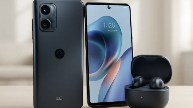 Smartphone Motorola Moto g75 5G + Moto Buds - Desempenho Impressionante e Resistência Militar