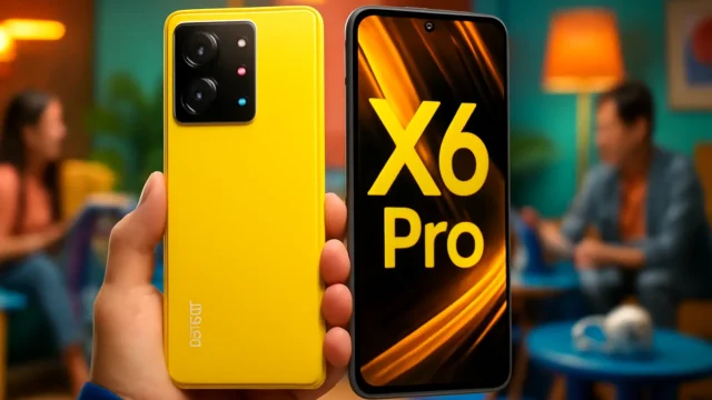 Smartphone Xiaomi POCO X6 Pro 5G: 8GB + 256GB, Câmera Tripla 64MP, AMOLED 120Hz