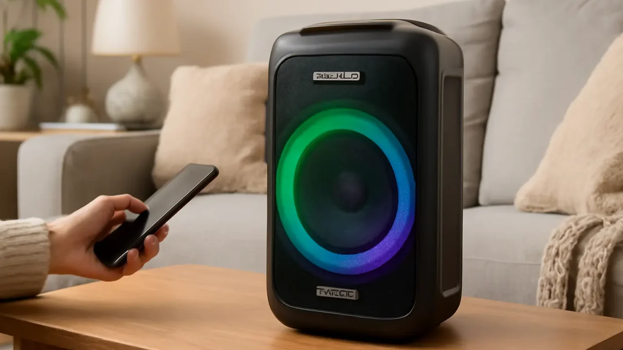 Caixa de Som Amplificada Mondial Connect Lights Plus CM-700: Potência e Conectividade sem Fios