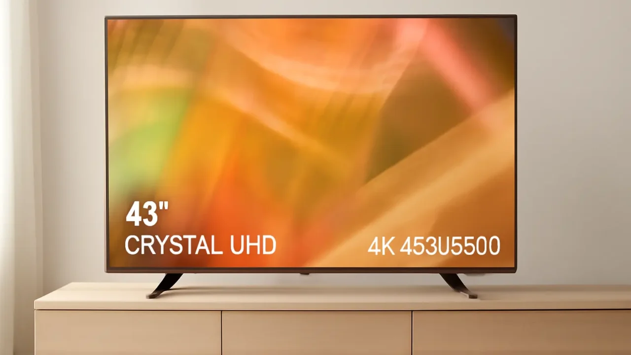 Samsung Smart TV 43" Crystal UHD 4K 43DU8000 - Painel Dynamic Crystal Color, Gaming Hub