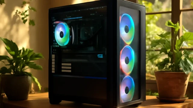 Gabinete Gamer Aigo ARC3 | Mid-Tower | Tipo Aquário | Vidro Panorâmico | Preto