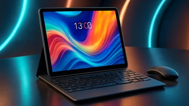 Tablet Android 12 10,36 Polegadas com Teclado e Mouse