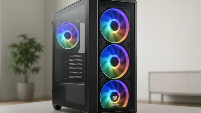Gabinete Gamer Cougar Archon 2 RGB com 3 Fans e Vidro Temperado