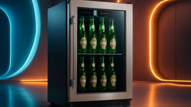 Cervejeira EOS Bierhaus 76 Litros Frost Free com Compressor e Porta de Vidro com Inox Ece80 110v