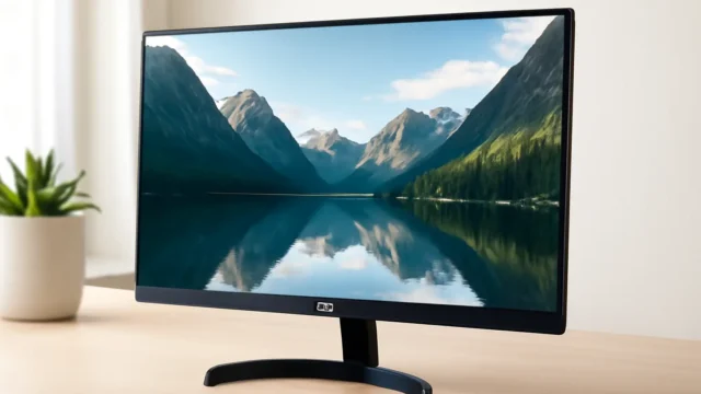 LG 24MK600M-B 24" Full HD IPS com Design Sem Fronteiras