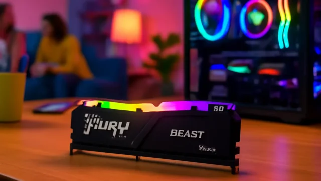 Kingston Technology Fury Beast RGB 16GB 5600MT/s DDR5 CL40: Memória de Alta Performance para Desktop