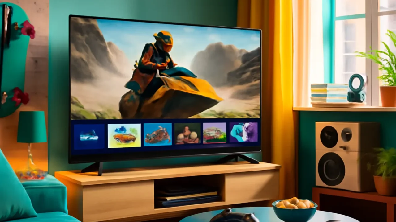 Samsung Smart TV 55" UHD 4K 55DU7700 - Processador Crystal 4K, Gaming Hub