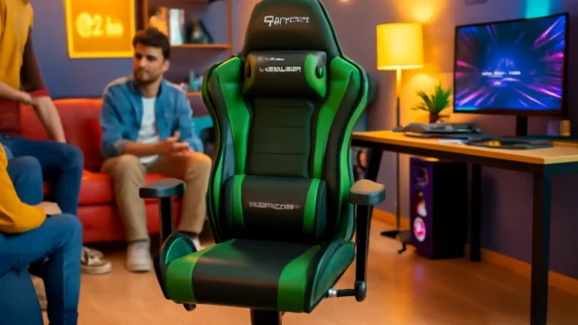 Cadeira Gamer Cruiser Verde Fortrek: Conforto e Estilo para Longas Sessões de Jogo