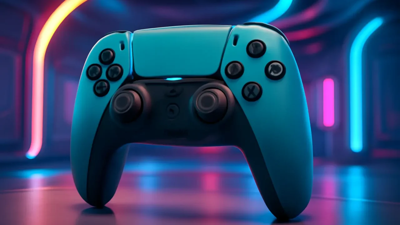 Controle sem fio DualSense® – Chroma Teal: Ergonomia e Desempenho para Gamers