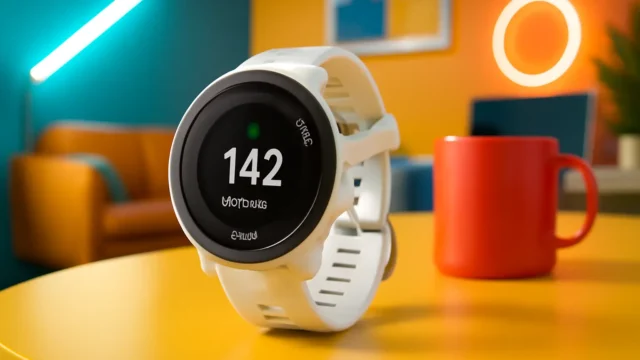 Relógio Garmin Forerunner 55 Branco: Monitor Cardíaco de Pulso com GPS