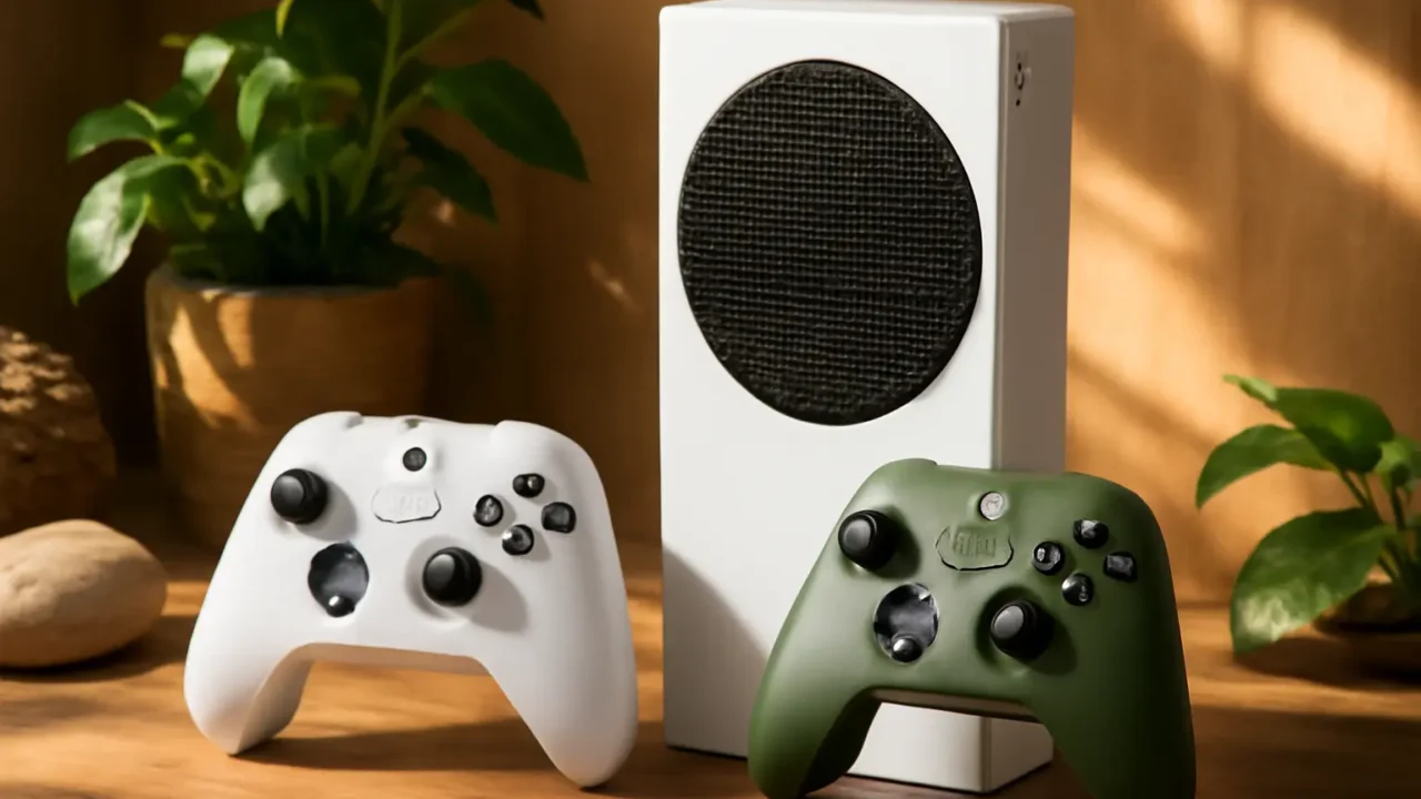 Console Xbox Series S 512GB com 1 Controle Branco e 1 Verde