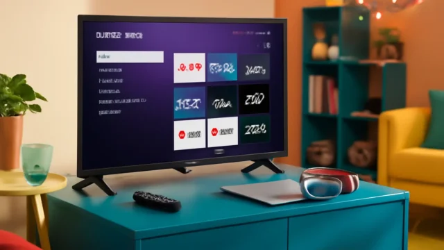Smart TV 32” Britânia Roku LED Dolby Audio BTV32G7PR2CSGBLH