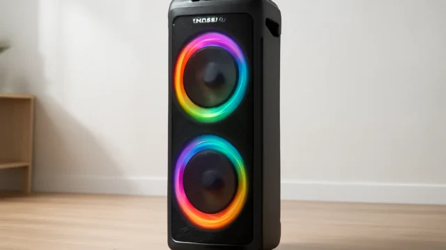 Polyvox Caixa de Som Amplificada Torre XT-990 TWS Bluetooth Full Led 2000W