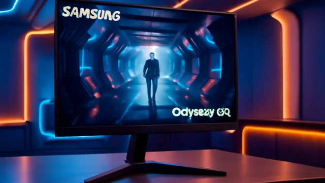 Monitor Gamer Samsung Odyssey G30 24" 144Hz 1ms AMD FreeSync Premium - Desempenho e Qualidade de Imagem Incomparáveis