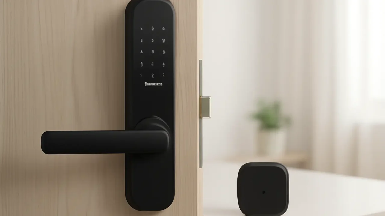 Fechadura Smart de Embutir com Maçaneta + Hub Compatível com Alexa IFR 7000+ Preto Intelbras