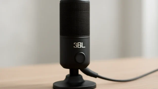 Microfone JBL Quantum Stream Wireless com Conexão USB-C: Gravação Clara e Performance Impecável
